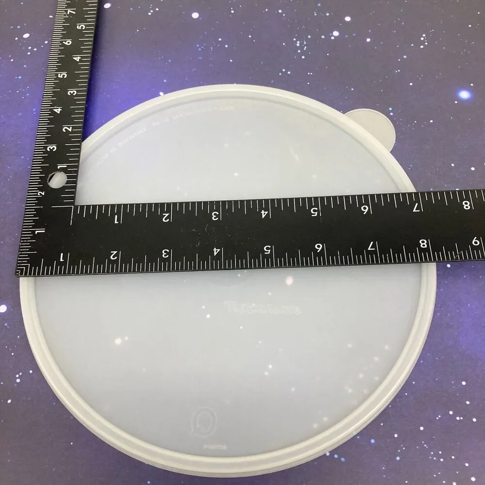 Tupperware 2578 Used Q Replacement Lid 2578A-1 Made In USA